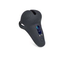 XR Brands Silicone Intimate Ring with Remote Control, Black