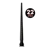 XR Brands Master Series Tapered Silicone Tube 22/56 cm Flexible Black