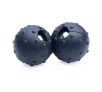 XR Brands Dragon's Orbs Silicone Magnetic Sphere Set, Black, 2pcs