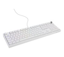 GENESIS THOR 404 klaviatūra Universalus USB QWERTY Anglų Balta