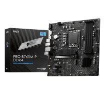MSI PRO B760M-P DDR4 Pagrindinė Plokštė - Intel B760 LGA 1700