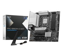MSI PRO B860M-A WIFI pagrindinė plokštė Intel B860