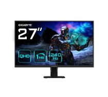GIGABYTE MONITOR 27" GS27Q XEK1 | Gigabyte | GS27Q X EK1 | 27 " | IPS | QHD | 240 Hz | 1 ms | 2560 x 1440 pixels | 300 cd/m² | H