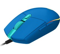 Logitech USB optinis pelė G102 LIGHTSY/MĖLYNA