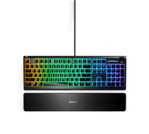 SteelSeries Apex 3 - US layout - Membrane - Black (Juoda) Membraninė Žaidimų Klaviatūra