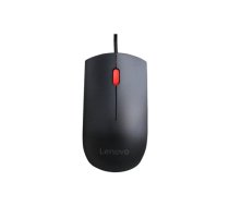 Lenovo Essential USB Wired Mouse, 1600 DPI, 1.8 m, 3 Buttons, Black | Lenovo | Essential USB Mouse | wired | Optical sensor | Bl