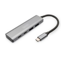 Digitus | USB-C 4 Port HUB 2x USB-A + 2x USB-C Gen2 | DA-70245 | USB-C Hub