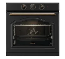 Gorenje Oven | BOS67372CLB | 77 L | Electric | AquaClean | Mechanical control | Steam function | Height 59.5 cm | Width 59.5 cm