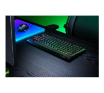Razer | BlackWidow V4 Low-Profile HyperSpeed | Keyboard | Wireless | US | Bluetooth | Black | Orange Switches