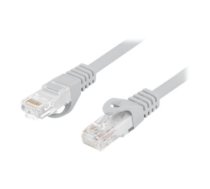 Lanberg | Patchcord Cat.6 UTP LSZH CU Fluke Passed | PCU6-10CU-0025-S | 0.25 m | Grey