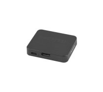 Lanberg Splitter video HDMI to 2X HDMI 4K, USB-C Port, Black | SPV-HDMI-1002