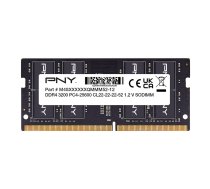PNY Performance atminties modulis 16 GB 1 x 16 GB DDR4 260-pin SO-DIMM