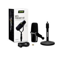 Shure MV7+-K-BNDL - mikrofonas su XLR/USB-C jungtimi, juodas