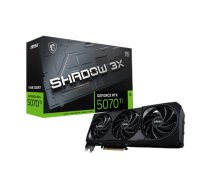 MSI GeForce RTX 5070 Ti 16G SHADOW 3X OC Bulk Pack | NVIDIA | 16 GB | GeForce RTX 5070 Ti | HDMI ports quantity 1 | PCI Express