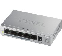 Zyxel GS1005HP Ne-valdomas Gigabit Ethernet PoE Jungiklis Sidabrinis