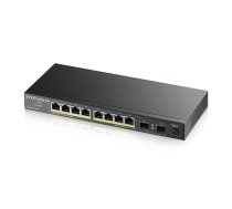 Zyxel GS1100-10HP v2 Nevaldomas Gigabit Ethernet Jungiklis Juodas Maitinimas per Ethernet (PoE)