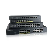 Zyxel GS1915-24EP Valdomas L2 Gigabit Ethernet (10/100/1000) Maitinimas per Eternetą (PoE) 1U Juoda