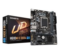 GIGABYTE H610M H V2 DDR4 pagrindinė plokštė Intel H610 Express LGA 1700 micro ATX