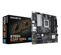 GIGABYTE B760MD3HP pagrindinė plokštė Intel B760 Express LGA1700 Micro-ATX DDR4