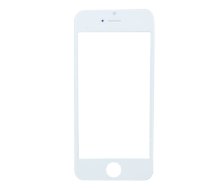 Apple iPhone 5 LCD stikliukas su rėmeliu ir OCA baltas