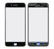 LCD stikliukas Apple iPhone 5S/SE su rėmeliu juodas