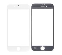 LCD stikliukas Apple iPhone 6S su rėmeliu ir OCA baltas