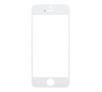 LCD stikliukas Apple iPhone 5S/SE su rėmeliu ir OCA baltas
