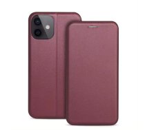 Dėklas Book Elegance Xiaomi Redmi 12/Redmi Note 12R/Poco M6 Pro 5G tamsiai raudonas