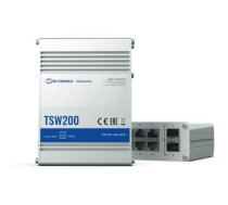 Teltonika TSW200 PoE jungiklis su 8 portais