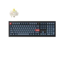 KEYCHRON V6 MAX Pilno Dydžio Klaviatūra - Banana Jungikliai Juoda