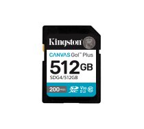 Kingston Technology Canvas Go! Plus 512 GB SDXC UHS-I Klasės 10