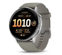 Garmin Venu 4 45mm išmanusis laikrodis (Pilkas/Sidabrinis)