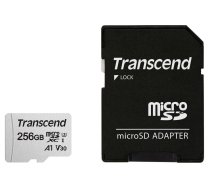 TRANSCEND 256GB Micro SDXC atminties kortelė su adapteriu