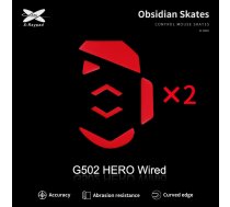 X-Raypad Obsidian Skates Logitech G502 Hero Raudoni 2 vnt.