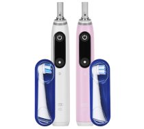 Oral-B iO Series 6 elektrinis dantų šepetėlis balta/rožinė