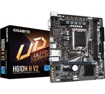 Gigabyte Number of SATA connectors 4 | Processor family Intel | Processor socket LGA1700 | H610M H V2 G1.0 | Supported hard disk drive interfaces M.2, SATA | DDR4 DIMM