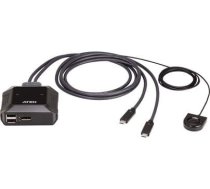 Aten US3312 2-Port USB-C 4K DisplayPort KVM Switch with Remote Port Selector | Aten | 2-Port USB-C 4K DisplayPort KVM Switch with Remote Port Selector | US3312 | Warranty 24 month(s)