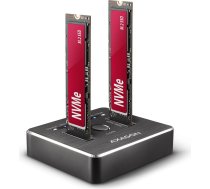Axagon ADSA-M2C storage drive docking station USB 3.2 Gen 2 (3.1 Gen 2) Type-C Black