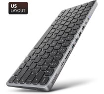 Axagon HMC-KB-US laptop dock/port replicator Wired USB 3.2 Gen 1 (3.1 Gen 1) Type-C Grey