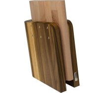 Artelegno Walnut Wood Magnetic Block + Artelegno Grand Prix Kitchen Board