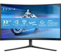 Philips | Gaming Monitor | 32M2C5500W/00 | 32 " | VA | 16:9 | 240 Hz | 0.5 ms | 2560 x 1440 pixels | 500 cd/m² | HDMI ports quantity 2 | Black