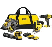 Stanley ST V20 Kit SFMCK412MDS (SFMCD711+SFMCS600+SFMCS500B+SFMCW220B) 1x4.0 1x2.0Ah +ACC Bag