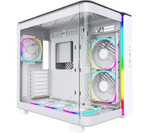 Montech KING 95 PRO Midi-Tower, Tempered Glass, ARGB - white