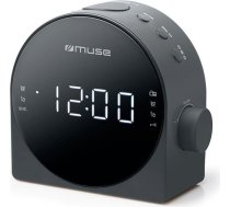 Muse | M-185CR | Dual Alarm Clock radio PLL | AUX in | Black