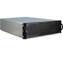 Inter-Tech 3U-30255 Rack Black, Stainless steel