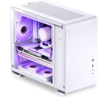 Jonsbo U4 Mini Micro-ATX Case, Tempered Glass - white