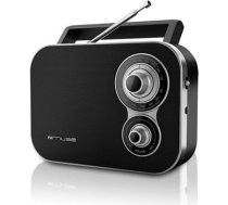 Muse | M-051R | 2-band portable radio | Black