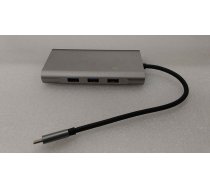 Raidsonic Icy Box IB-DK4040-CPD USB Type-C™ DockingStation with two video interfaces | Raidsonic USED, REFURBISHED, WITHOUT ORIGINAL PACKAGING AND MANUALS