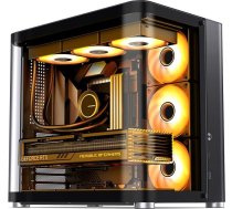 Jonsbo TK-2 2.0 Midi-Tower, Tempered Glass - black