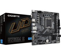 Gigabyte B760M E | Processor family Intel | Processor socket LGA1700 | DDR5 | Supported hard disk drive interfaces M.2, SATA | Number of SATA connectors 4